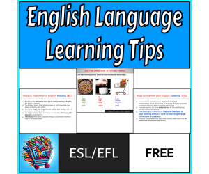 Tips for ESL/EFL and English Language Learners - Easy Ways to Learn En