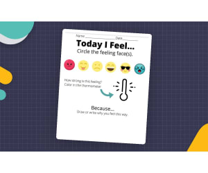Today I Feel...Check-In Sheet