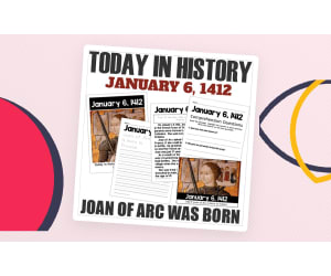 Today in History - Joan of Arc was Born - January 6, 1412