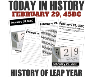 Today in History - The First Leap Year - February 29, 45BC