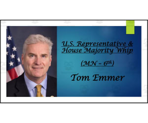Tom Emmer (House Majority Whip & U.S. Representative: MN - 6th) BIO PPT