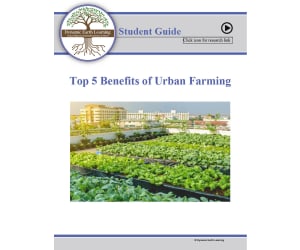 Top 5 Benefits of Urban Farming Homework - For Google Classroom