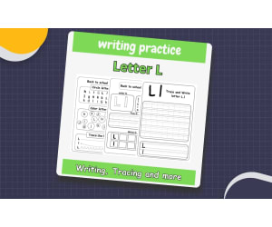 tracing letter l worksheets for preschool - tracing letter l printable