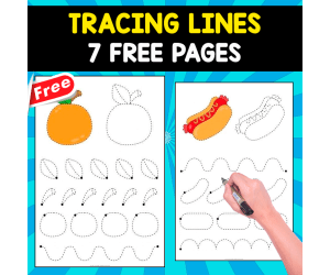 TRACING LINES | 7 FREE PAGES