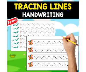 TRACING LINES | FREE ACTIVITY OF HANDWRITING