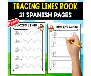 TRACING LINES MINIBOOK | 21 SPANISH PAGES