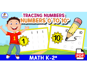TRACING NUMBERS 0 - 10 - EXERCISES PAGES