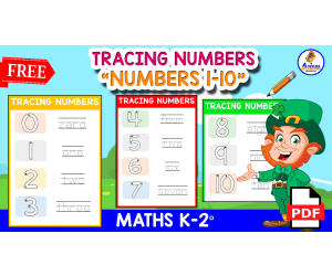 TRACING NUMBERS 1 TO 10 | Free Worksheets
