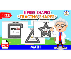 TRACING SHAPES IN SPANISH | 11 SHAPES