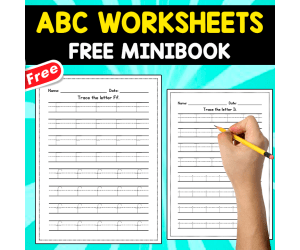 TRACING THE ALPHABET | FREE COMPLETE MINIBOOK