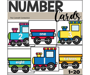 Train Number Cards