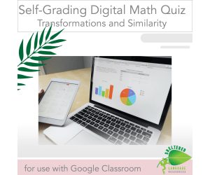 Transformations and Similarity - Digital Quiz
