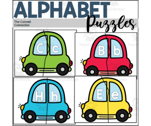 Transportation Alphabet Puzzles