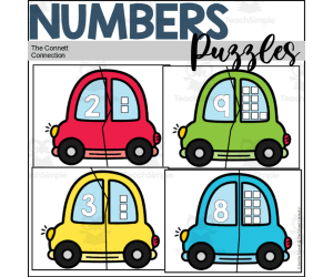Transportation Number Puzzles 1-10