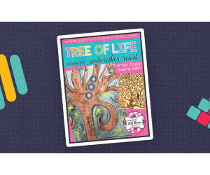 Tree of Life Watercolor Resist with Artist Study