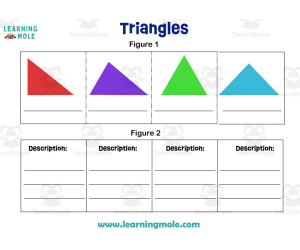 Triangles Sort Activity