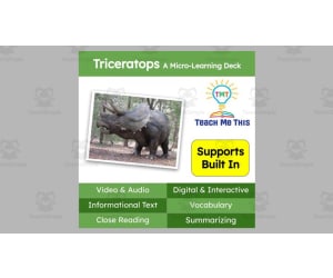 Triceratops | Interactive Science Lesson | Micro-Learning Deck