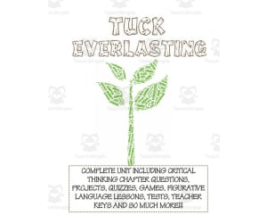 Tuck Everlasting No Prep, Figurative Language Unit