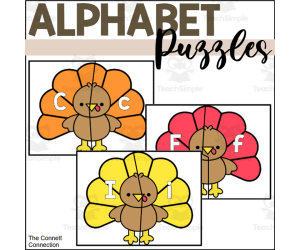 Turkey Alphabet Puzzles