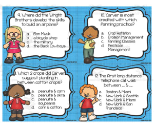 Turn of the Century Task Cards