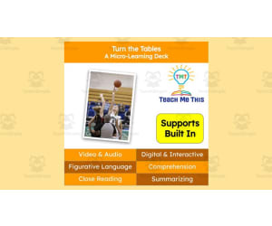 Turn the Tables | Figurative Language Activity | Micro-Learning Deck