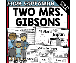 Two Mrs. Gibsons Read Aloud Book Companion Activities for IRA