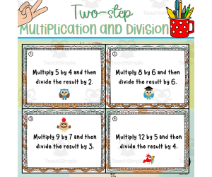 Two-step Multiplication and Division Problems