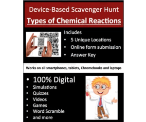 Types of Chemical Reactions and Balancing Device-Based Scavenger Hunt Activity