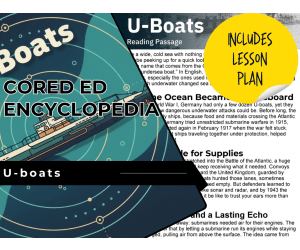 U-Boats Reading Comprehension Passage - Cored Ed Encyclopedia