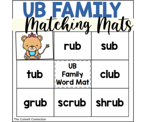 UB Words Matching Mats