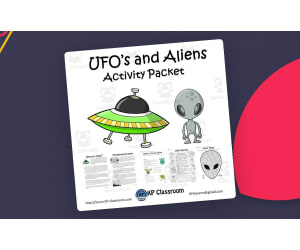 UFOs and Aliens No Prep Activity Packet and Worksheets