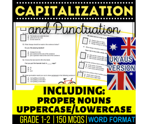 UK/Aus English Captitalisation and Punctuation Year 2-3 (Word)
