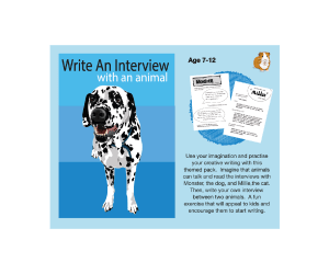 Write An Imaginary Interview With An Animal (7-11 years)
