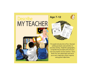 Describe My Teacher (7-11 years)