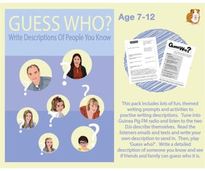Guess Who? Write Descriptions Of People (7-11 years)