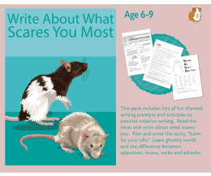 Write About What Scares You Most (7-11 years)