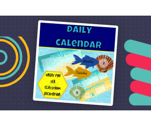 Under the sea daily calendar