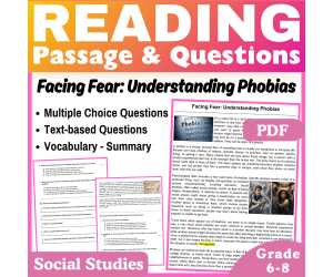 Understanding Phobias: Social Studies Reading Passage (PDF)