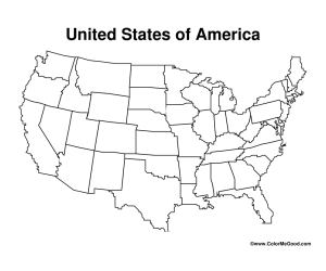 United States Blank Map Worksheet