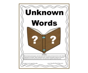 Unknown Words Activity