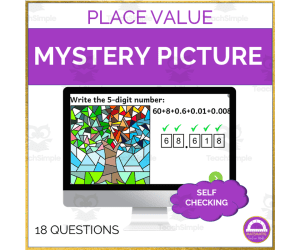 Unlocking Decimal Place Value: Math Mystery Picture Adventure