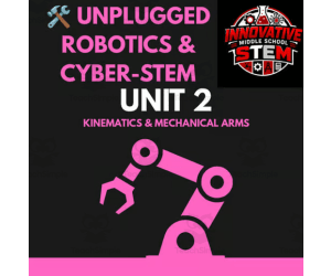 Unplugged Cyber-STEM Pack 2: Kinematics & Arms (Grades 4–8)