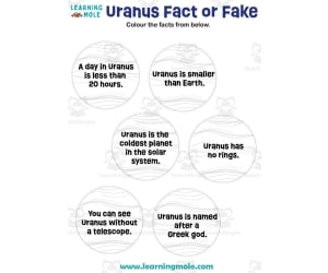 Uranus Fact or Fake Activity