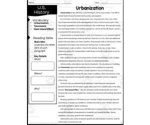 Urbanization Reading Packet