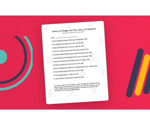 US Bridges Worksheet