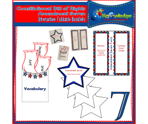 U.S. Constitutional Bill of Rights: Amendment Seven Interactive Foldable Booklets - EBOOK