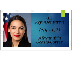 U.S. Representative Alexandria Ocasio-Cortez (NY - 14th) BIO PPT