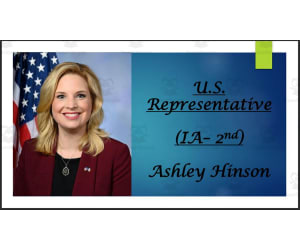 U.S. Representative Ashley Hinson (IA - 2nd) BIO PPT