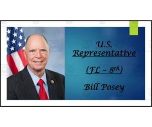 U.S. Representative Bill Posey (FL - 8th) BIO PPT