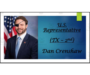 U.S. Representative Dan Crenshaw (TX - 2nd) BIO PPT